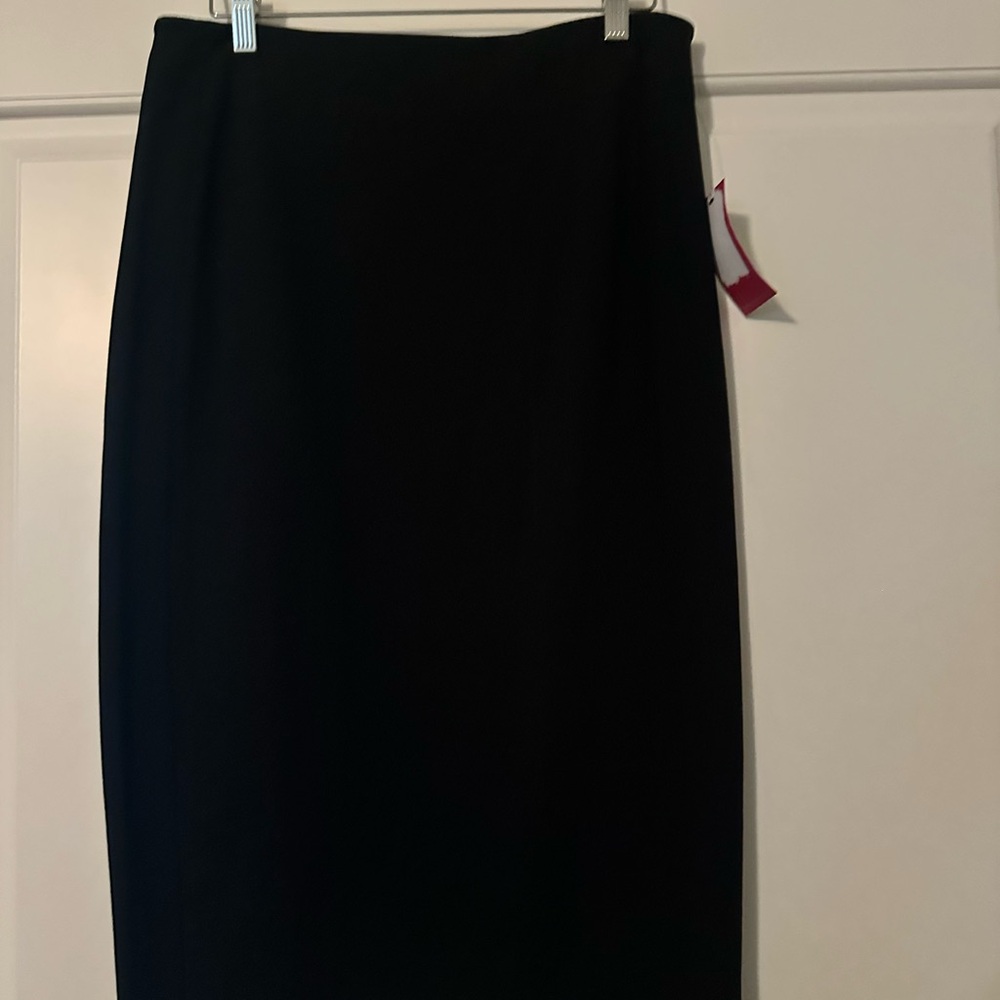 Vince Camuto Black Pencil Midi Skirt